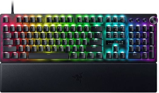 [RZ03-04970100-R3M1] Razer Huntsman V3 Pro Mechanical Keyboard, Analog Optical Switch Gen-2, Firm Leatherette Wrist Rest, Doubleshot PBT Keycaps, Detachable Type-C Cable, ENG (US) Layout, Black | RZ03-04970100-R3M1