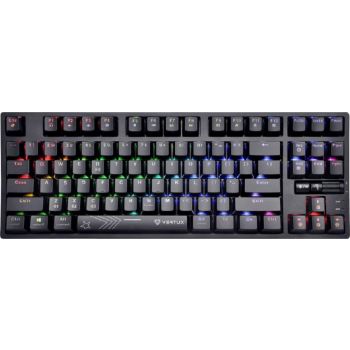 [VertuPro-80] Vertux VertuPro-80 Hyper Speed Tenkeyless Mechanical Keyboard, Bluetooth v5.0, RGB 19 Modes Backlight, 125Hz Frequency, 12 Hours Working Time, 180cm Cable Length, Black | VertuPro-80