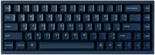 [Q16HW-J1-AR] Keychron Q16 HE 8K Wired Gaming Keyboard, 65% Alice Layout, 8000Hz Polling Rate, Lime Magnetic Switches, Ceramic Case, Hot Swappable, Rapid Trigger, QMK Launcher, Navy Blue | Q16HW-J1-AR