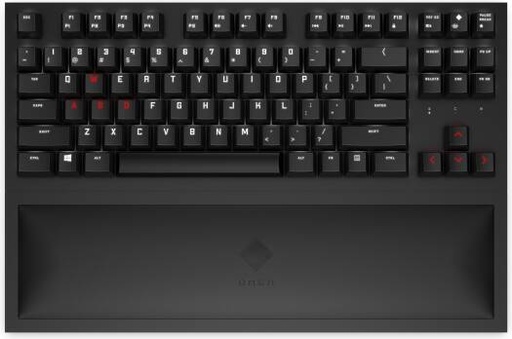 [9BU31AA] HP OMEN Spacer Wireless TKL Mechanical Gaming Keyboard, Cherry MX Brown Switches, Zero Lag Wireless, Anti Ghosting, Detachable Magnetic Palm Rest | 9BU31AA