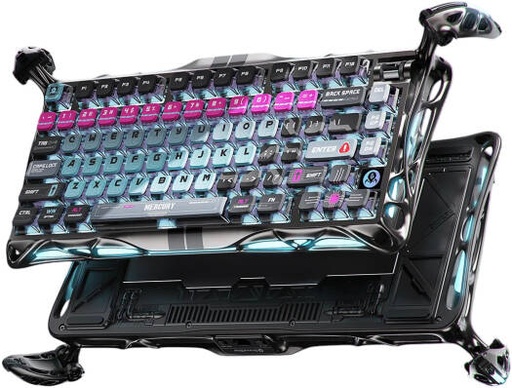 [V75 Pro] GravaStar Mercury V75 Pro Gaming Keyboard, Special Edition, 75% Layout, Jade Gaming Switch, 8kHz Polling Rate, Semi-Aluminum Construction, Dynamic Rapid Trigger, Cyber Punk | V75 Pro