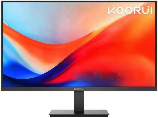 [E2411K] KOORUI E2411K 24" IPS Office Monitor, FHD, 60Hz Refresh Rate, 15ms GTG Response Time, Ultra-thin Bezel, HDMI, 3-Pin Plug, 12V Input, Black | E2411K