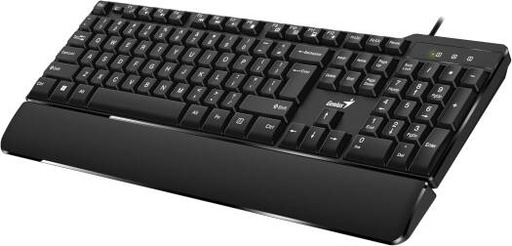 [genius-keyboard-kb-100xp-office-keyboard-with-palm-rest-arabicusb] Genius Keyboard KB-100XP, Office Keyboard with Palm Rest, Arabic,USB