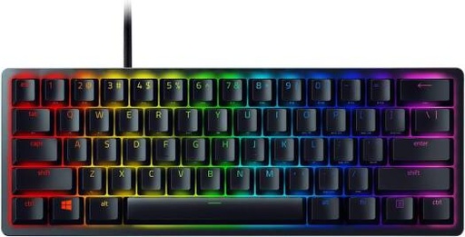 [RZ03-03390500-R3U1] Razer Huntsman Mini 60% Gaming Keyboard, Fast Keyboard Switches, Clicky Optical Switches, Chroma RGB Lighting, PBT Keycaps, Onboard Memory, Snap Tap, Black | RZ03-03390500-R3U1