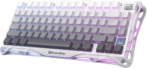 [gravastar-computer-peripheral-devices-mercuryk1-75-wireless-mechanical-gaming-keyboard-aluminum-alloy-exoskeleton-design-gasket-custom-keyboard-hot-swap-socket-linear-switches-rgb-backlit] GravaStar Computer Peripheral Devices, Mercury,K1 75 Wireless Mechanical Gaming Keyboard, Aluminum Alloy Exoskeleton Design, Gasket Custom Keyboard Hot-Swap Socket, Linear Switches, RGB Backlit