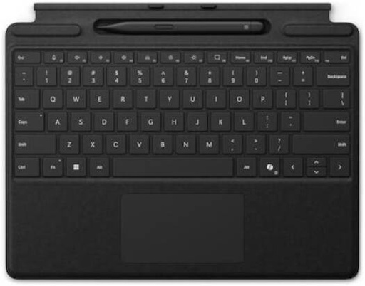 [8X6-00182] Microsoft Surface Pro Keyboard With Slim Pen, Surface Pro (11th Edition), 10 for Business, 9, 8 & X, English US Layout, Black | 8X6-00182