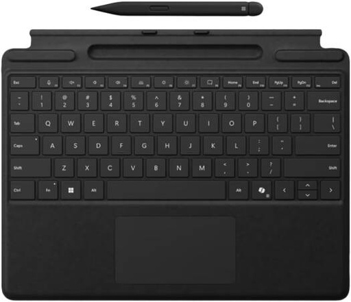 [8X6-00181] Microsoft Surface Pro Keyboard With Slim Pen, , Surface Pro (11th Edition), 10 for Business, 9, 8 & X, English - Arabic Layout, Black | 8X6-00181
