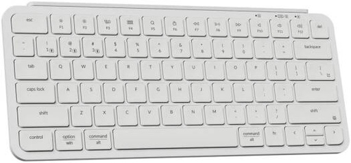 [B1P-K8] Keychron B1 Pro Ultra-Slim Keyboard, Wireless Bluetooth 5.2, 2.4 GHz, 1000 Hz Polling Rate, English Layout, Ivory White | B1P-K8