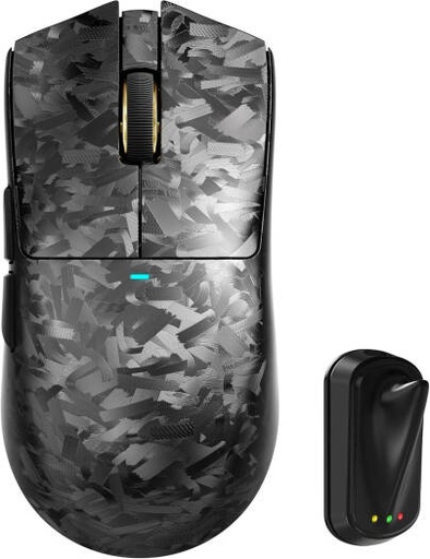 [X11 Ultra] ATTACK SHARK X11 Ultra Carbon Fiber Wireless Gaming Mouse, 8K Polling Rate, 42000 DPI PAW3950MAX Sensor, Ultra-Light 63g Esports Mouse, Tri-Mode Connectivity, Black | X11 Ultra