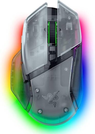 [RZ01-05240400-R3G1] Razer Basilisk V3 Pro 35K Wireless Gaming Mouse, Right-Handed, Focus Pro 35K Optical Sensor Gen-2, 35000 Max DPI, Optical Mouse Switches Gen-3, HyperScroll Wheel, Phantom White | RZ01-05240400-R3G1