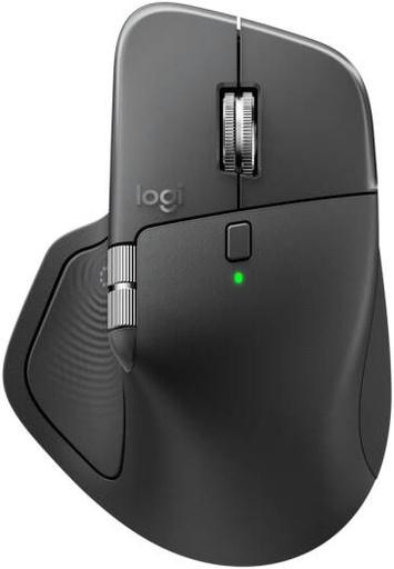[910-007618] Logitech MX Master 4 for Business Mouse, 200-8000 DPI, 8 Buttons, 6 Programable Buttons, QuietClick Technology, Easy-Switch, Thumbwheel, Up to 10 Meters Wireless Range, Graphite | 910-007618