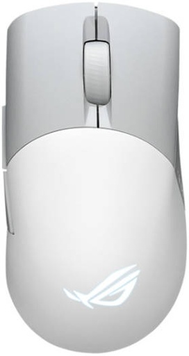 [90MP02V0-BMUA10] ASUS ROG Keris AimPoint Wireless Gaming Mouse, 2.4GHz & BT, 36000 dpi, AimPoint Optical Sensor, 5 Prog Buttons with Shortcuts, 650 IPS Max Speed, Up to 119H Battery, White | 90MP02V0-BMUA10