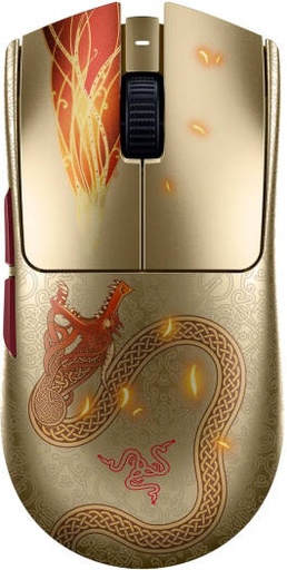 [RZ01-05120800-R3M1] Razer Viper V3 Pro Counter Strike 2 Edition Computer Mouse, 54g Lightweight Design, 35K Gen 2 DPI Optical Sensor, Up To 95H Battery Life, Optical Mouse Switches Gen 3, Gold | RZ01-05120800-R3M1