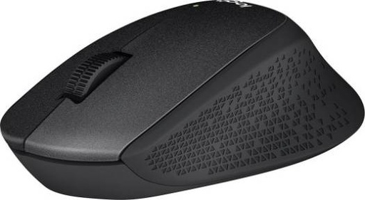 [910-004905] Logitech M330 Silent Plus Wireless Large Mouse, 2.4 GHz Wireless Connectivity, 1000 dpi Optical Sensor, Up to 10m Range, Quiet Buttons & Scroll Wheel, Requires Single AA Battery, Black | 910-004905