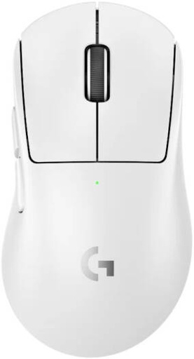 [910-007366] Logitech PRO X SUPERLIGHT 2 DEX LIGHTSPEED Wireless Gaming Mouse, Hero Sensor 2, 44000 DPI, Up To 8 kHz Polling Rate, Responsive Optical Precision, Up To 95 Hours Battery, White | 910-007366