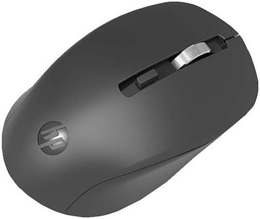 [7YA12PA] HP S1000 Plus Wireless USB Mouse, 2.4GHz Wireless Dongle, Up to 1600 DPI, Optical Sensor, Ambidextrous Design, Silent Clicks, Black | 7YA12PA