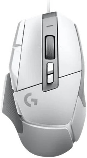 [910-006144] Logitech G502 X Wired Gaming Mouse, Lightforce Switches, 100 – 25,600 dpi Resolution, HERO 25K Sensor, 13 Programmable Controls, 40G2 Acceleration, 5 Onboard Memory Profiles, White | 910-006144