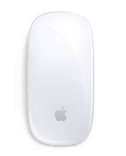 [MK2E3ZM/A / MK2E3AM/A] Apple Wireless Magic Mouse Wireless, Bluetooth, Multi-Touch Surface For Gestures, Silver - White | MK2E3ZM/A / MK2E3AM/A