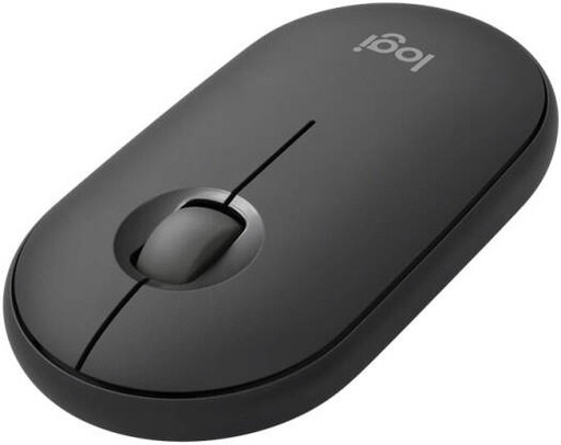 [910-007015] Logitech Pebble 2 M350S Computer Mouse, Ambidextrous Design, Up to 4000 DPI Range, Multi-Device Pairing, Bluetooth Connectivity, Silent Clicks w/ Silent Touch Technology, Tonal Graphite | 910-007015