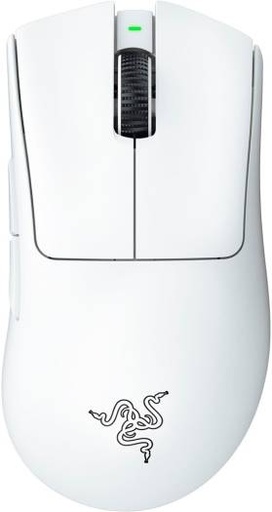 [RZ01-04630200-R3G1] Razer Deathadder V3 Pro Gaming Mouse, Focus Pro 3K Optical Sensor, 30000 Max DPI Sensitivity, Optical Mouse Switches Gen-3, 5 Programmable Buttons, 100% PTFE Feet, White | RZ01-04630200-R3G1