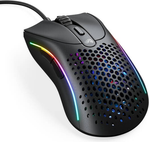 [GLO-MS-DV2-MB] Glorious Model D 2 Wired Gaming Mouse, 26,000 DPI BAMF 2.0 Optical Sensor, Vibrant RGB Lighting, 6 Programmable Buttons, 80 Million Clicks, Matt Black | GLO-MS-DV2-MB