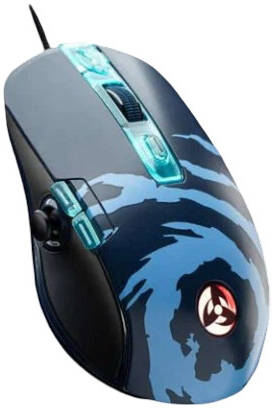 [Kakashi] Lexip Kakashi Kamui Mouse Design by Tsume Naruto Shippuden, Collector Edition Mouse, 12000 DPI Optical Sensor, Thumb Joystick, Ceramic Skates, Wired USB Gaming Mouse, Violet | Kakashi