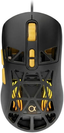 [CGM150] CROWNYX CGM150 Wired RGB Gaming Mouse, 13800 DPI, Ergonomic, Programmable Buttons, Black | CGM150