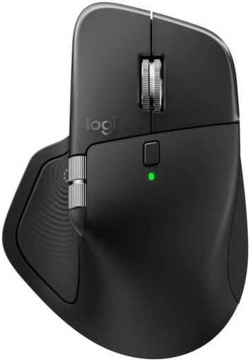 [910-007561] Logitech MX Master 4 Wireless Mouse Adobe Edition, 8K DPI Darkfield Sensor, MagSpeed Scroll & Thumb Wheel, Haptic Sense Feedback, Multi-Device Bluetooth & Logi Bolt, Black | 910-007561