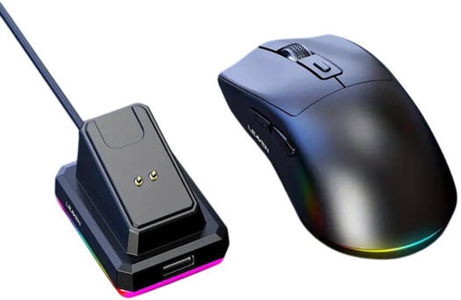 [generic-x3-wireless-gaming-mouse-with-rgb-magnetic-charging-dock-800-1600-dpi-2-4g-wireless-6-button-right-handed-design-s-m-hands-compatible-with-windows-mac-black] Generic X3 Wireless Gaming Mouse with RGB, Magnetic Charging Dock, 800 1600 DPI, 2.4G Wireless, 6-Button Right-Handed Design (S/M Hands), Compatible with Windows & Mac, Black