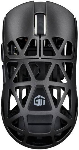 [616985067169] GamerTek Obsidian Wireless Gaming Mouse, PixArt PAW 3950 Optical Sensor, TTC Dustproof Gold 80M Switch, Up to 30000 DPI, Tri-Mode Connectivity, 1.8 m Paracord Cable, Black | 616985067169