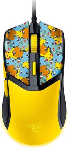 [RZ01-04650400-R3M1] Razer Cobra Pokemon Edition Computer Mouse, 8500 DPI Optical Sensor, 300 IPS Max Speed, Optical Mouse Switches Gen-3, 6 Programmable Buttons, Chroma RGB Lighting, Yellow | RZ01-04650400-R3M1