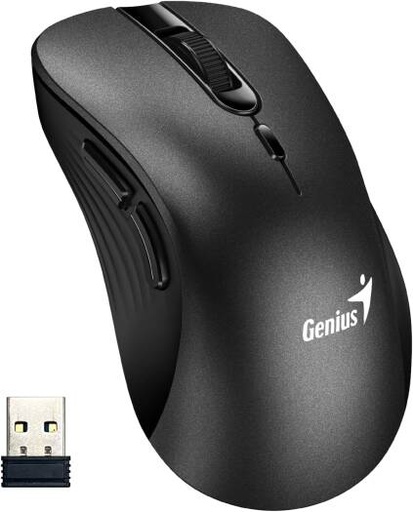 [genius-mouse-ergo-8100s-wireless-ergonomic-silent-mouse-black] Genius Mouse Ergo 8100S Wireless Ergonomic Silent Mouse (Black)