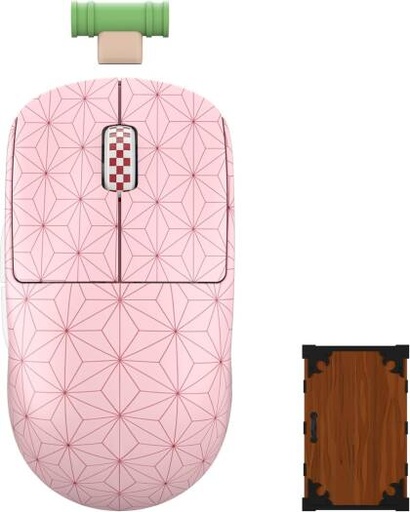 [PX221NZ4] Pulsar Gaming Gears Pulsar x Demon Slayer X2V2 Mini Wireless Gaming Mouse, 4K Mouse Computer Mice, Optical Collectible Mouse, 26000 DPI, KAMADO NEZUKO (Superglide, 4K dongle Included) | PX221NZ4