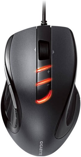 [M6900] GIGABYTE M6900 Wired Optical Gaming Mouse, Up to 3200 DPI Sensitivity, 1000Hz Report Rate, 4 Directional Tilt Mouse, 30G Max Acceleration, 1.8m Cable Length, Black | M6900