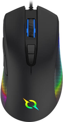 [AQRYS_PHOENIX] AQIRYS Phoenix Gaming Mouse, Optical PixArt 3327 Sensor, 12000 DPI Sensitivity, 1000Hz Polling Rate, Up to 220 IPS Tracking Speed, 1.8m Wired Connectivity, Black | AQRYS_PHOENIX
