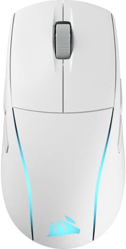 [CH-931D011-EU] Corsair M75 Wireless Lightweight RGB Gaming Mouse, Ambidextrous Design, MARKSMAN 26K Sensor, 26,000 DPI, 650 IPS Tracking, 50G Acceleration, Slipstream Wireless, White | CH-931D011-EU