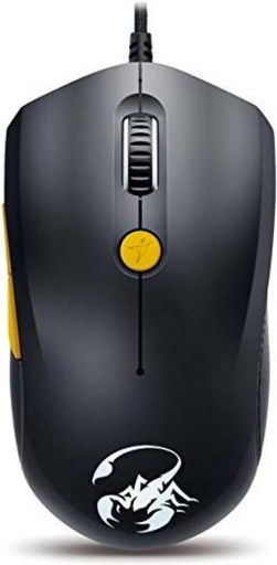[genius-gx-m8-610-scorpion-laser-mouse-black-and-yellow] Genius GX M8-610 Scorpion Laser Mouse, Black and Yellow