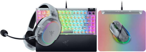 [razer-phantom-white-combo-set-hot-swappable-design-tactile-switches-focus-pro-35k-optical-sensor-gen-2-35000-max-dpi-40mm-razer-triforce-full-backlit-illuminated-surface] Razer Phantom White Combo Set, Hot-Swappable Design, Tactile Switches, Focus Pro 35K Optical Sensor Gen-2, 35000 Max DPI, 40mm Razer TriForce, Full Backlit Illuminated Surface