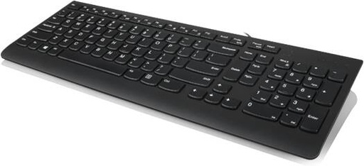 [GX30M39655] Lenovo 300 USB Wired Keyboard, Ergonomic Design, Tilt Adjustable , Island Key Design with English (US) Layout Layout and Separate Number Pad , Windows 7/8/10, Black | GX30M39655