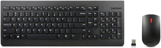[4X30M39499] Lenovo Essential 470 Wireless Keyboard And Mouse Combo, Full Size 2.5 Zone Layout, Spill Resistant Design, Ambidextrous Mouse, 1200DPI Resolution, English-Arabic Layout, Black | 4X30M39499