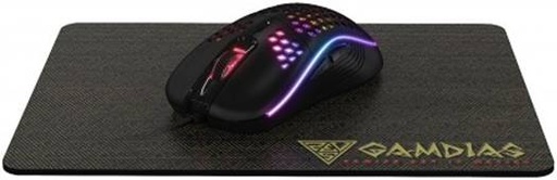 [GD-M4-NYX-E1] Gamdias ZEUS M4 RGB Honeycomb Optical Gaming Mouse, 12800 DPI Mice Combo Double-Layer Fabrics Mouse Pad | GD-M4-NYX-E1