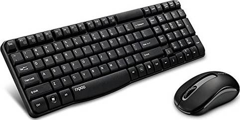 [18458] Rapoo X1800S Keyboard and Mouse Combo Wireless (Keyboard+Mouse) Black | 18458