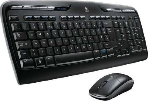 [920-003983] Logitech MK330 Wireless Keyboard & Mouse Combo, Comfortable Typing with Low-profile Keys, Advanced 2.4 Ghz Wireless, Extended Battery Life, Arabic English Layout, Black | 920-003983