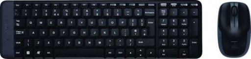 [920-003160 / 920-003161] Logitech MK220 Wireless Keyboard and Mouse Combo (Black) EN-AR | 920-003160 / 920-003161