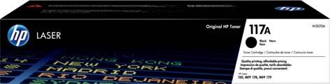 [W2070A] HP 117A Black Original Laser Toner Cartridge - Black | W2070A