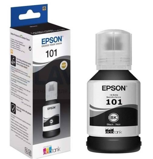 [106300 / C13T03V14A] Epson 101 Black Ink Bottle 127ml - Black | 106300 / C13T03V14A