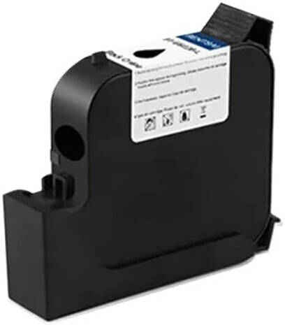 [EB22BL] BENTSAI EB22BL Black Solvent Ink Cartridge 42ml, 25.4mm Quick-Dry Ink for B85, 6210B & B40 Inkjet Printers, Black | EB22BL