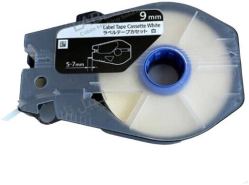 [Canon9mm-White] Canon Label Tape Cassette, Width 9mm for Canon MK-3000 & MK-5000, White | Canon9mm-White
