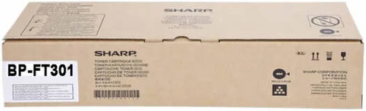 [BP-FT301] Sharp BP FT301 Black Toner Cartridge for BP 30M28,. BP 30M31, BP 30M35, 8,600 Page Yield, Original | BP-FT301