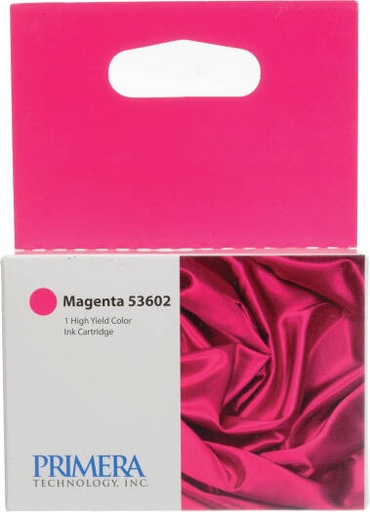[53602] Primera 53602 Ink Cartridge High Yield Ink for Bravo 4100 Series Disc Printers, Magenta | 53602